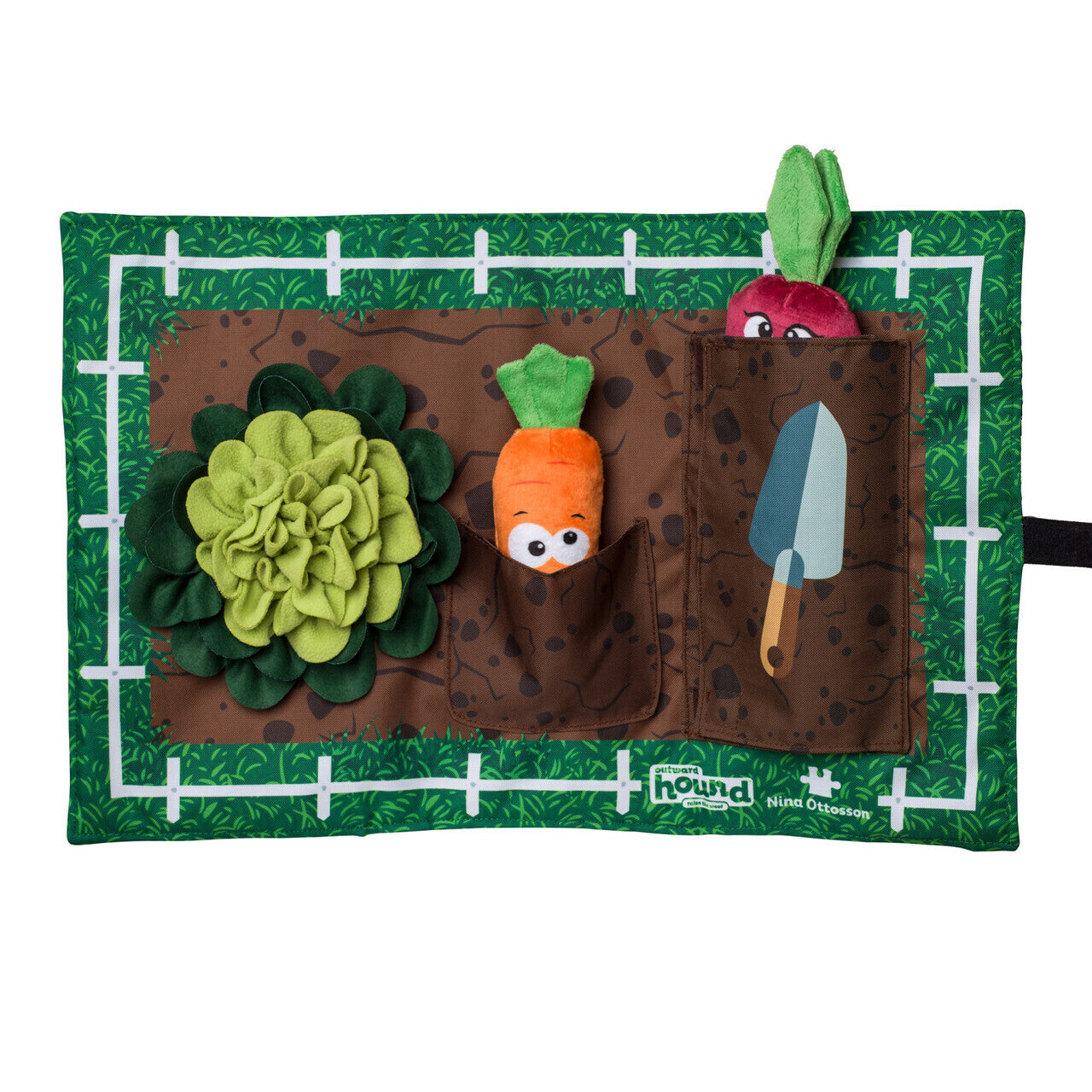 Nina Ottosson Interactive Snuffle Activity Puzzle Mat for Dogs - Fast Food interactive dog toy Nina Ottoson Garden
