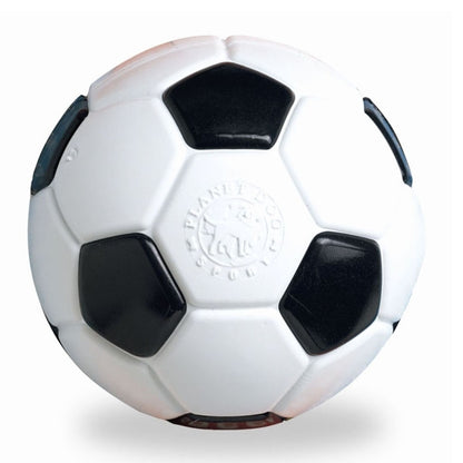 Planet Dog Durable Treat Dispensing & Fetch Dog Toy - Soccer Ball Dog toys Planet Dog Soccer Ball