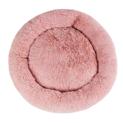 i.Pet Pet Bed Dog Cat 110cm Calming Extra Large Soft Plush Pink Pet Care > Dog Supplies > Dog Beds ipet