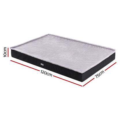 i.Pet Pet Bed Dog Cat Extra Large Calming Soft Sofa Foam Cushion Washable Cover Grey Pet Care > Dog Supplies > Dog Beds ipet