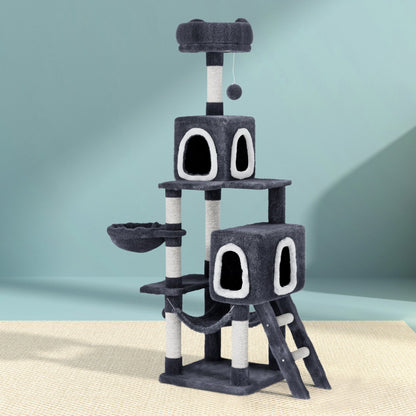 i.Pet Cat Tree 168cm Tower Scratching Post Scratcher Condo House Hanging Toy Bed Pet Care > Cat Supplies > Cat Scratching Posts ipet