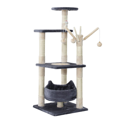i.Pet Cat Tree 110cm Tower Scratching Post Scratcher Wood Condo House Bed Toys Pet Care > Cat Supplies > Cat Scratching Posts Ipet