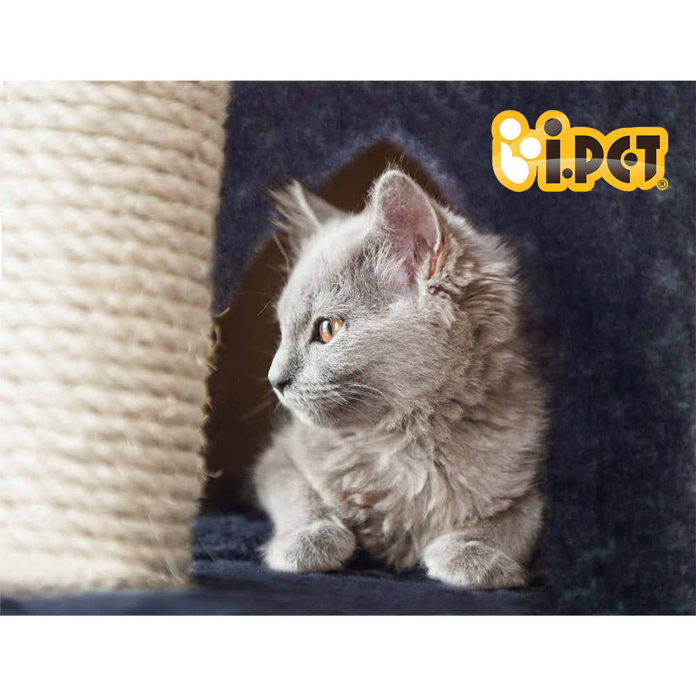 i.Pet Cat Tree 244cm Tower Scratching Post Scratcher Trees Condo House Grey Pet Care > Cat Supplies > Cat Scratching Posts Ipet