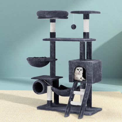 i.Pet Cat Tree 144cm Tower Scratching Post Scratcher Wood Condo Toys House Bed Pet Care > Cat Supplies > Cat Scratching Posts ipet