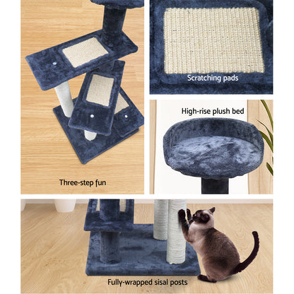 i.Pet Cat Tree 100cm Scratching Post Scratcher Tower Wood Condo House Trees Bed Pet Care > Cat Supplies > Cat Scratching Posts ipet