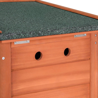 i.Pet Outdoor Cat House Rabbit Hutch Wooden Shelter Indoor Cat House Outdoor Condo Small Enclosure Pet Care > Coops & Hutches > Small Animal Habitats & Cages Ipet