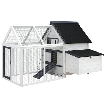i.Pet Chicken Coop Rabbit Hutch 166cm x 120cm x 112cm Large House Run Cage XL Bunny Wooden Pet Care > Coops & Hutches > Small Animal Habitats & Cages Woofy and Whiskers