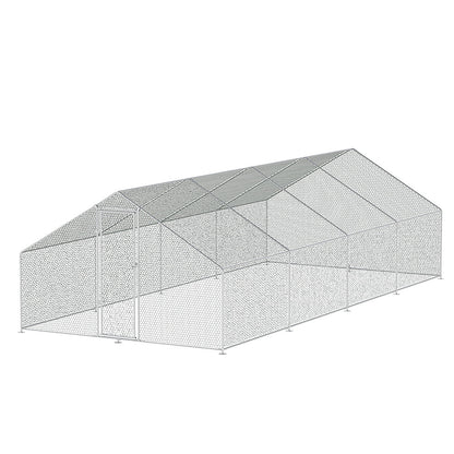 i.Pet Chicken Coop Cage 3x8x2m Galvanised Steel Pet Care > Coops & Hutches > Coop & Hutch Accessories ipet