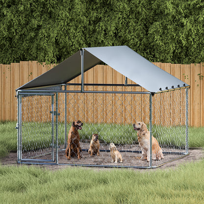i.Pet Dog Kennel Large House XL Pet Run Cage Puppy Outdoor Enclosure With Roof Pet Care > Dog Supplies > Dog Kennels Woofy and Whiskers