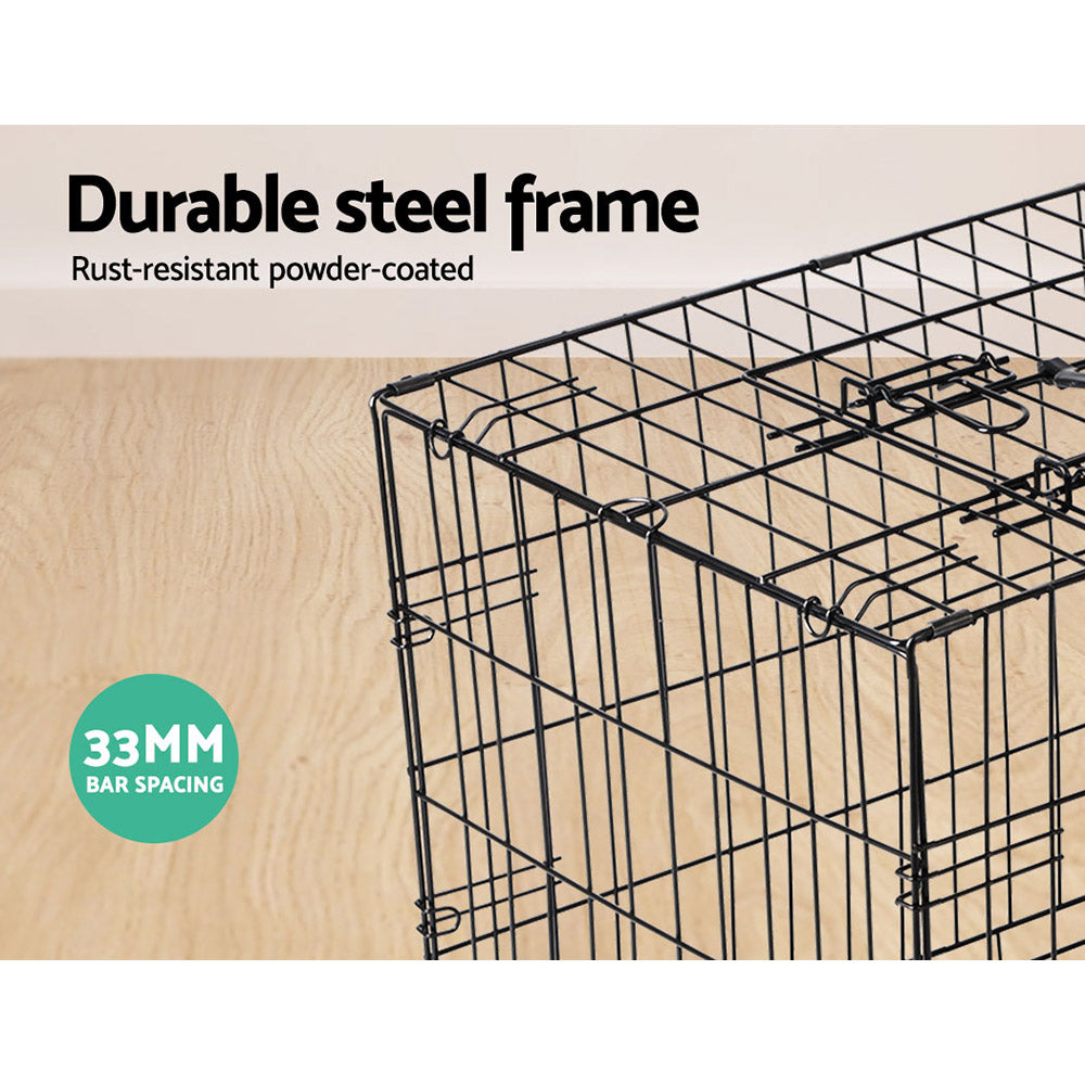 i.Pet 24" Dog Cage Crate Kennel 3 Doors Pet Care > Dog Supplies > Dog Kennels Ipet