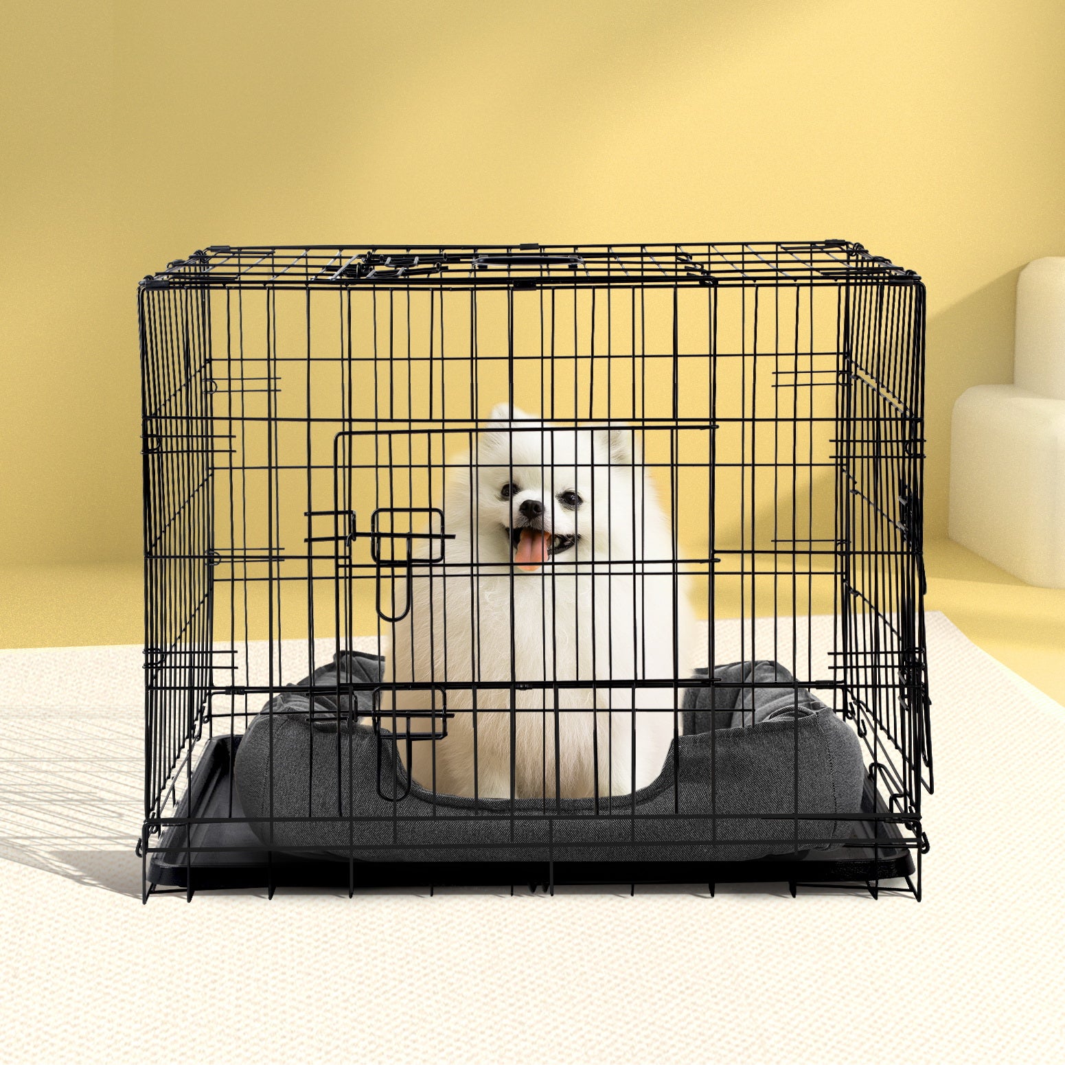 i.Pet 36" Dog Cage Crate Kennel 3 Doors Pet Care > Dog Supplies > Dog Kennels Ipet