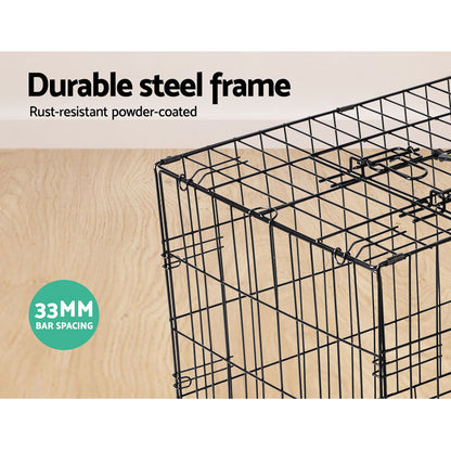 i.Pet 42" Dog Cage Crate Large Kennel 3 Doors Pet Care > Dog Supplies > Dog Kennels Ipet