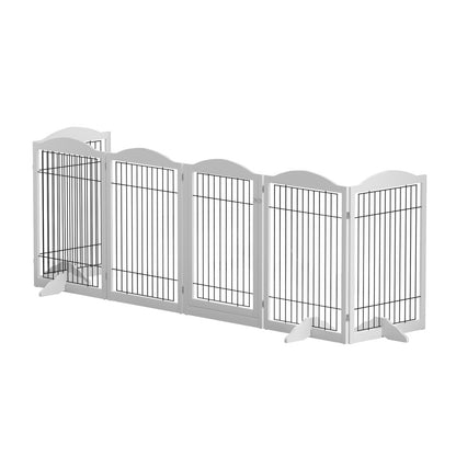 i.Pet Dog Playpen Enclosure 6 Panel Pet Fence Wooden Play Pen Pet Care > Dog Supplies > Dog Playpens & Gates ipet