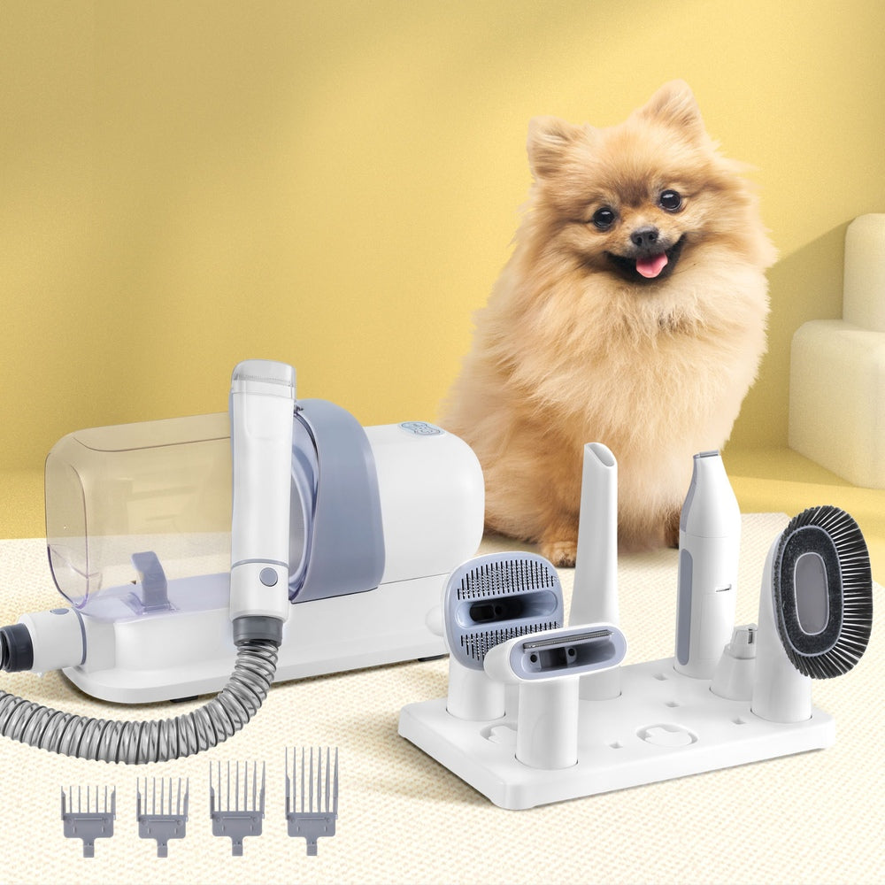 i.Pet Pet Grooming Kit Vacuum Dog Cat Hair Dryer Remover Clipper Brushes Cleaning Pet Care > Cleaning & Maintenance > Pet Grooming Supplies ipet