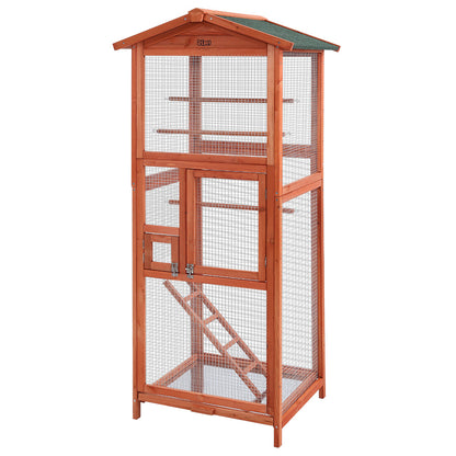i.Pet Bird Cage 72cm x 60cm x 168cm Pet Cages Large Aviary Parrot Carrier Travel Canary Wooden XL Pet Care > Bird > Bird Cages & Stands ipet
