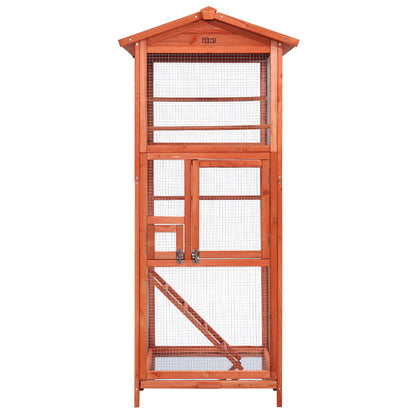 i.Pet Bird Cage 72cm x 60cm x 168cm Pet Cages Large Aviary Parrot Carrier Travel Canary Wooden XL Pet Care > Bird > Bird Cages & Stands ipet