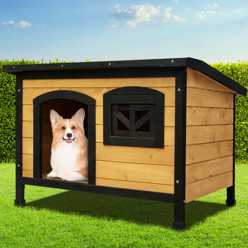 i.Pet Dog Kennel Extra Large Wooden Outdoor Indoor Puppy Pet House Cabin Crate Weatherproof Pet Care > Dog Supplies > Dog Kennels ipet