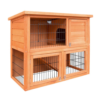 i.Pet Chicken Coop 88cm x 40cm x 76cm Rabbit Hutch Large House Run Wooden Cage Outdoor Pet Care > Coops & Hutches > Small Animal Habitats & Cages Woofy and Whiskers