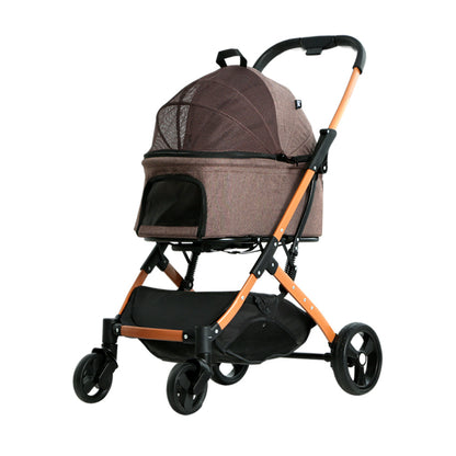 i.Pet Pet Stroller Dog Pram Large Cat Carrier Travel Foldable 4 Wheels Pushchair Double Pet Care > Cat Supplies > Cat Carriers & Crates Woofy and Whiskers