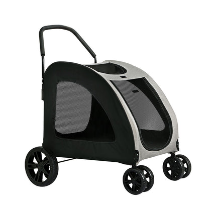 i.Pet Pet Stroller Dog Pram Large Carrier Cat Travel Foldable Strollers 4 Wheels Trolley Pet Care > Cat Supplies > Cat Carriers & Crates ipet