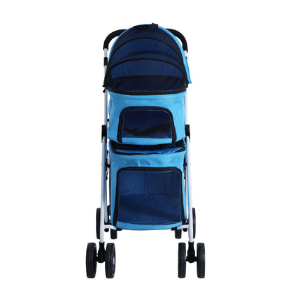 i.Pet Pet Stroller Dog Pram Large Cat Carrier Travel Foldable 4 Wheels Double Pet Care > Cat Supplies > Cat Carriers & Crates ipet