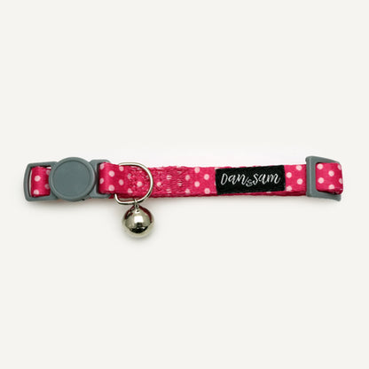 Dan & Sam Cat Collar Cat Collar Dan & Sam Pink Mania