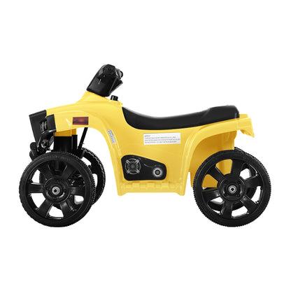 Rigo Kids Ride On ATV Quad Motorbike Car 4 Wheeler Electric Toys Battery Yellow Baby & Kids > Ride On Cars, Go-karts & Bikes > Ride On Cars Woofy and Whiskers