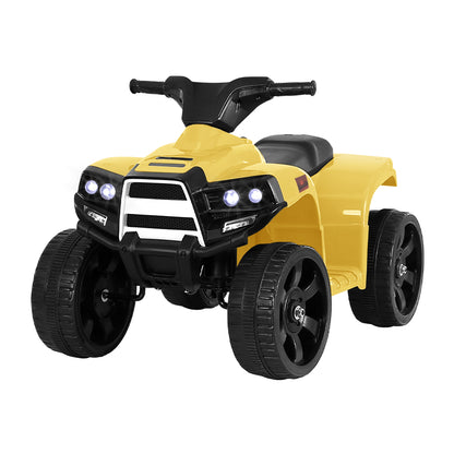Rigo Kids Ride On ATV Quad Motorbike Car 4 Wheeler Electric Toys Battery Yellow Baby & Kids > Ride On Cars, Go-karts & Bikes > Ride On Cars Woofy and Whiskers