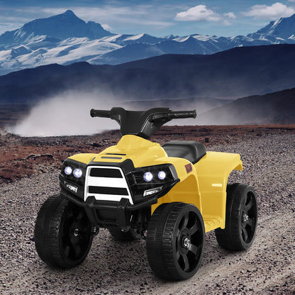 Rigo Kids Ride On ATV Quad Motorbike Car 4 Wheeler Electric Toys Battery Yellow Baby & Kids > Ride On Cars, Go-karts & Bikes > Ride On Cars Woofy and Whiskers