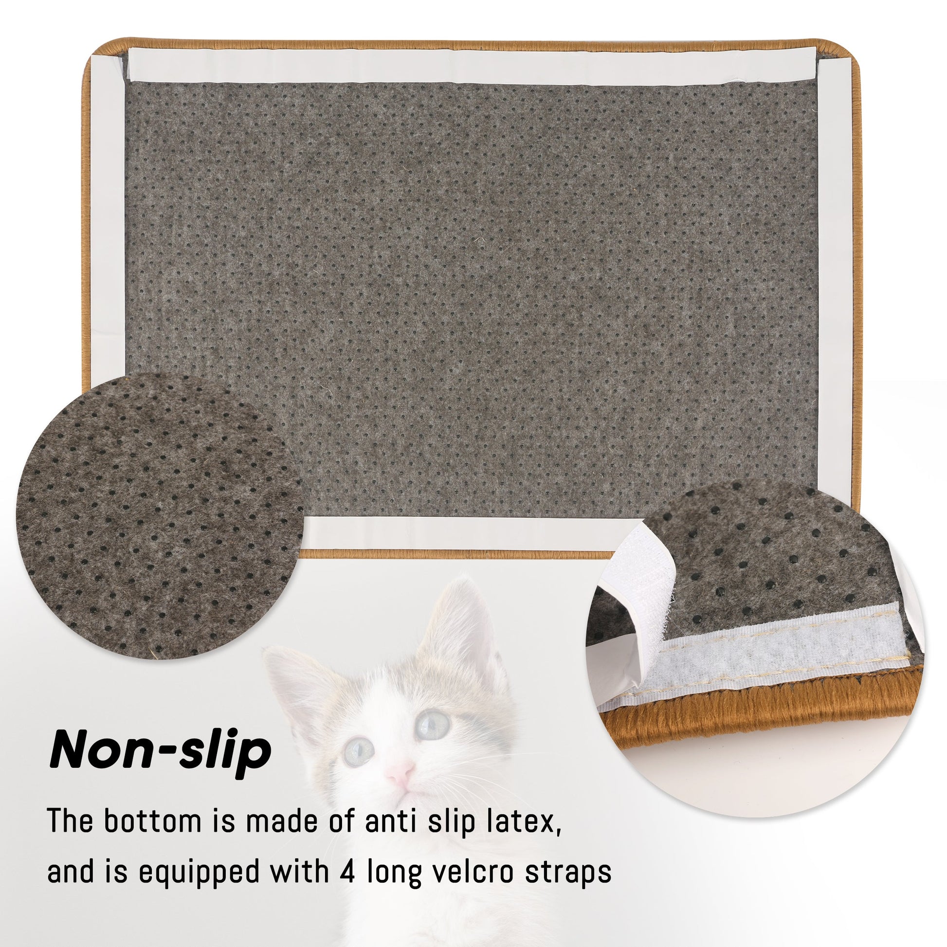 PupLily Natural Sisal Cat Scratch Mat, 40 X 60 CM Pet Care > Cat Supplies > Cat Scratchers Woofy and Whiskers