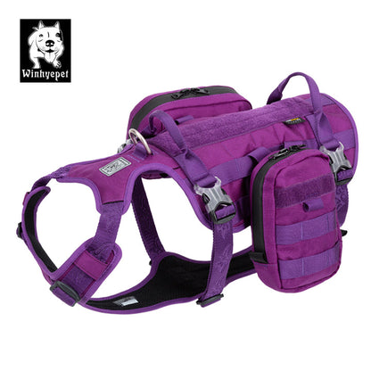 Whinhyepet Military Harness Purple M Auto Accessories > Auto Accessories Others > Automotive Repair & Speciality Tools WINHYEPET