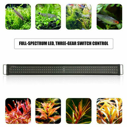 40cm Aquarium Light Lighting Full Spectrum Aqua Plant Fish Tank Bar LED Lamp Pet Care > Aquarium > Aquarium Lighting Woofy and Whiskers