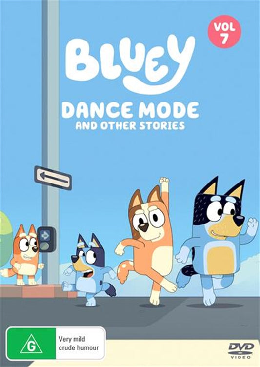 Bluey - Dance Mode and Other Stories - Vol 7 DVD Gift & Novelty > DVDs, CDs and Blurays > Animated DVDs & Blu-rays Woofy and Whiskers