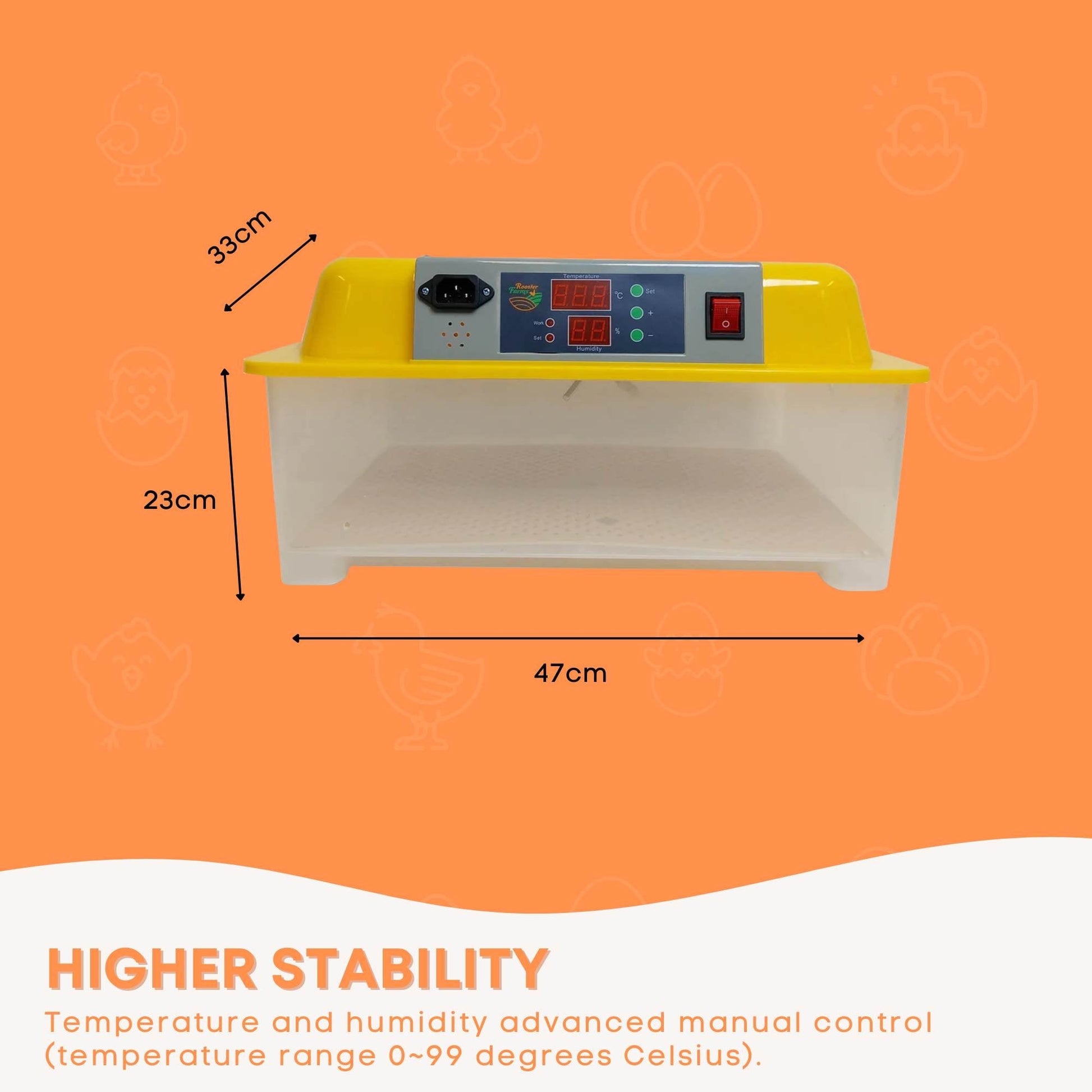 Electric 24 Egg Incubator + Accessories Hatching Eggs Chicken Quail Duck Pet Care > Farm Supplies > Farm Equipment ipet