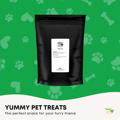 400g Dog Treat Beef Liver Pieces - Dehydrated Australian Healthy Puppy Chew Pet Care > Pet Food > Dog Food Rooster Farm