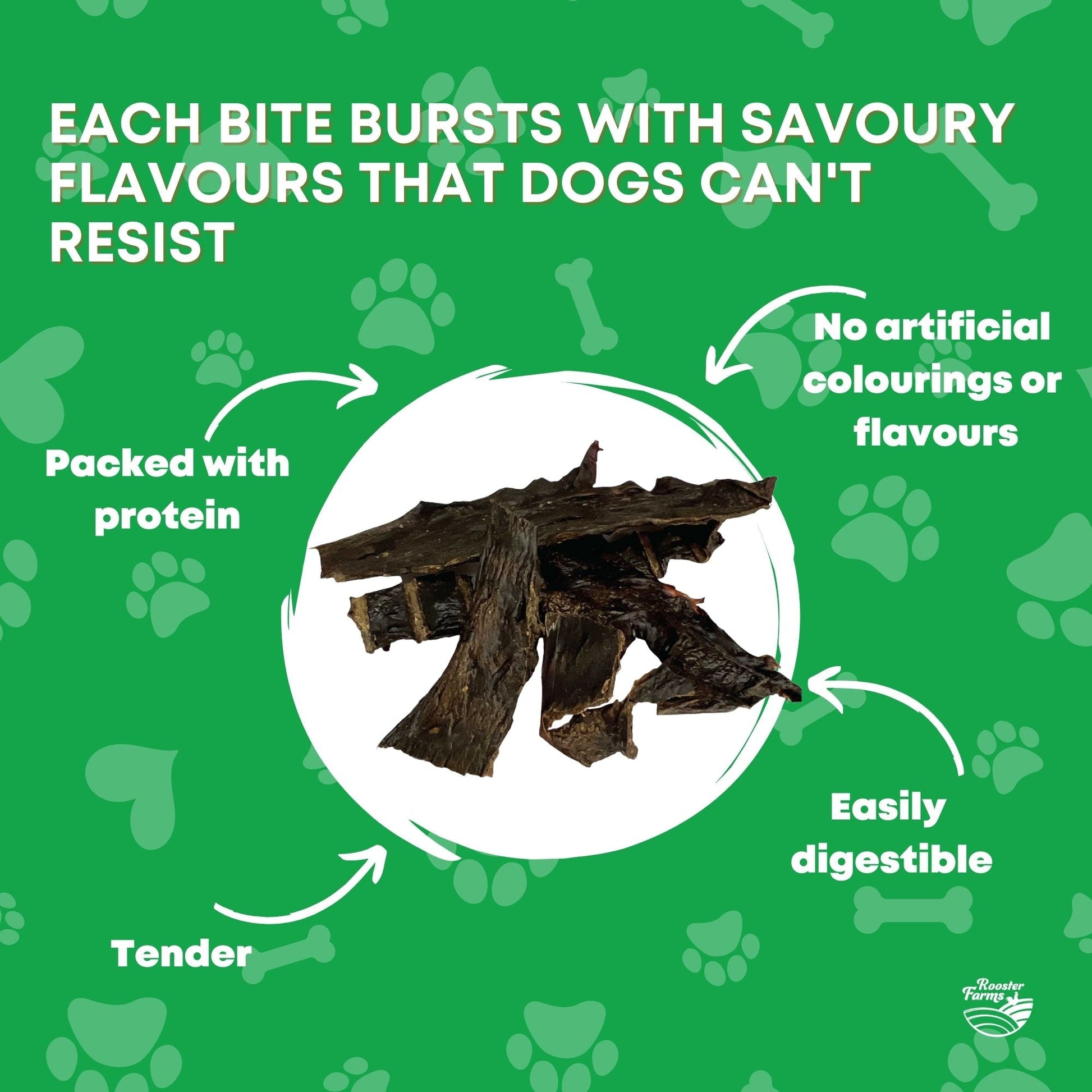 400g Dog Treat Beef Liver Pieces - Dehydrated Australian Healthy Puppy Chew Pet Care > Pet Food > Dog Food Rooster Farm