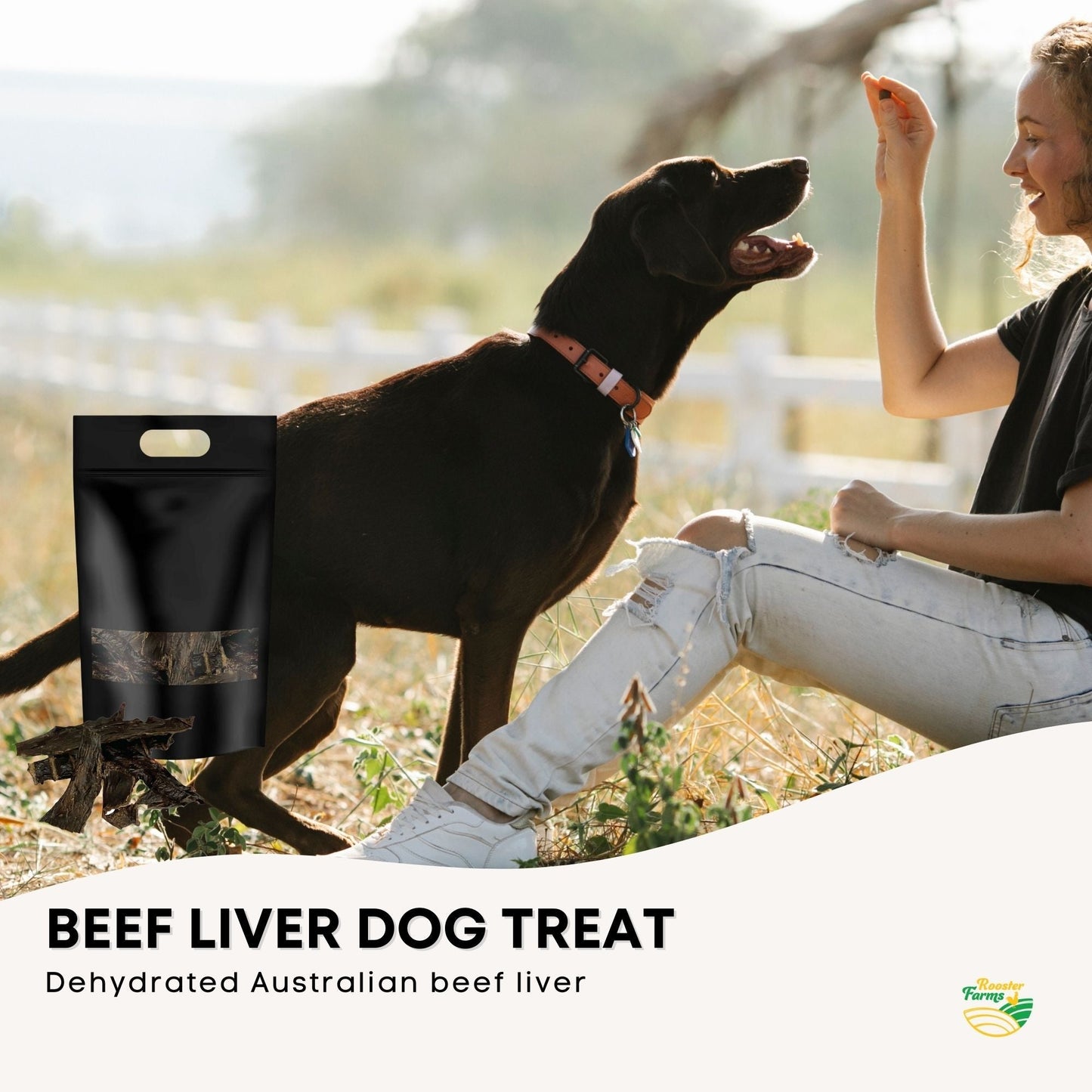2Kg Dog Treat Beef Liver Pieces - Dehydrated Australian Healthy Puppy Chew Pet Care > Pet Food > Dog Food Rooster Farm
