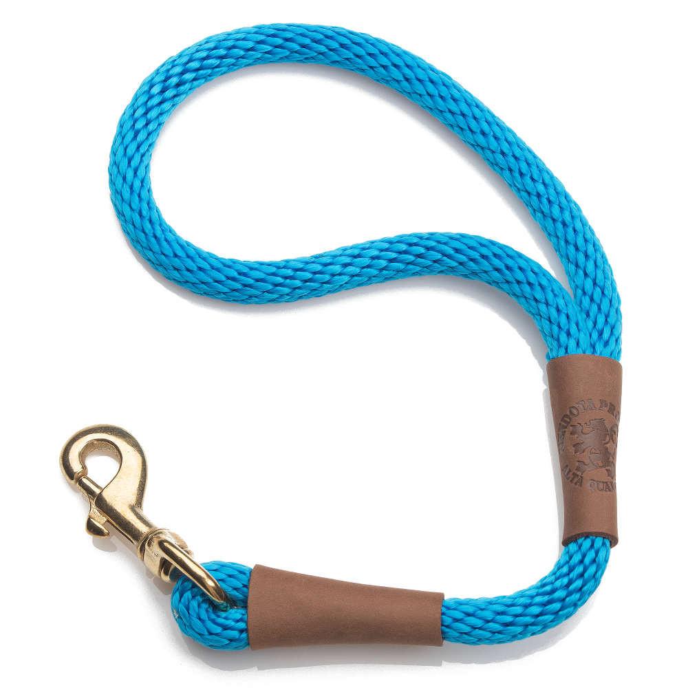 Mendota Traffic Clip Leash 1/2"x16" (13mm x 40cm) BLUE Pet Care > Dog Supplies > Dog Collars, Leads & Harnesses Mendota