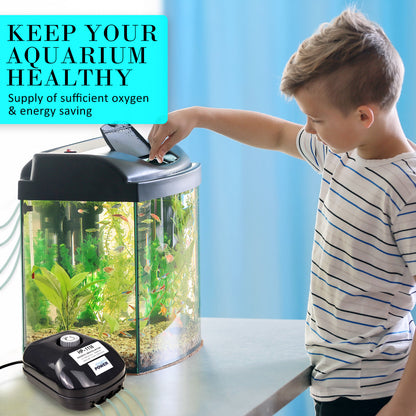 Aquarium Air Pump Oxygen Hydroponic 4 Outlet 360L/H 13W Pet Care > Aquarium > Aquarium Filters & Pumps Dynamic Power