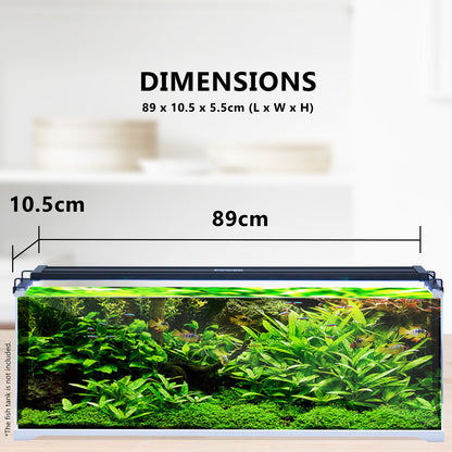 27W Set 2 Aquarium Blue White LED Light for Tank 95-115cm Pet Care > Aquarium > Aquarium Lighting Dynamic Power