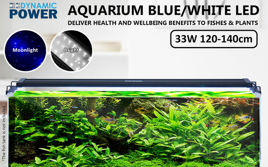 33W Set 2 Aquarium Blue White LED Light for Tank 120-140cm Pet Care > Aquarium > Aquarium Lighting Woofy and Whiskers