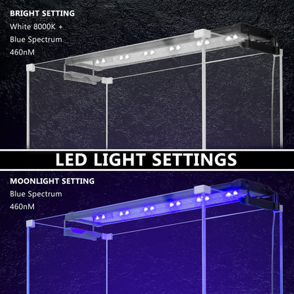 11W Aquarium Blue White LED Light for Tank 50-70cm Pet Care > Aquarium > Aquarium Lighting Dynamic Power