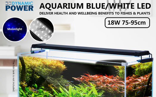 18W Aquarium Blue White LED Light for Tank 75-95cm Pet Care > Aquarium > Aquarium Lighting Dynamic Power