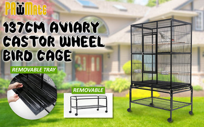 Bird Cage Parrot Aviary MELODY 137cm Pet Care > Bird > Bird Cages & Stands ipet