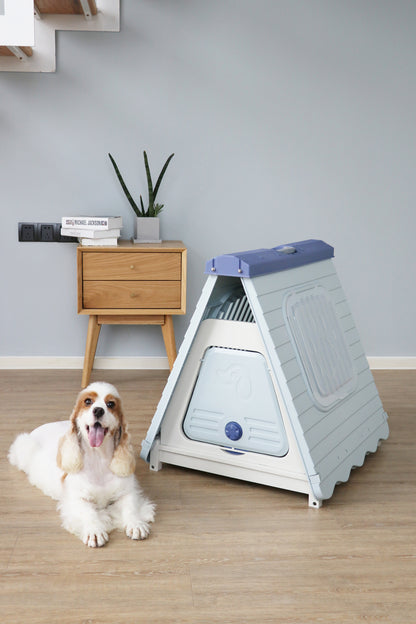 YES4PETS Small Foldable Plastic Pet Dog Puppy Cat House Kennel Blue Pet Care > Dog Supplies > Dog Playpens & Gates Woofy and Whiskers