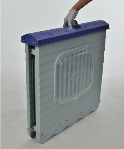 YES4PETS Small Foldable Plastic Pet Dog Puppy Cat House Kennel Blue Pet Care > Dog Supplies > Dog Playpens & Gates Woofy and Whiskers