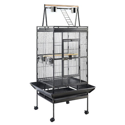 YES4PETS 174 cm Large Bird Budgie Cage Parrot Aviary With Metal Tray and Wheel Pet Care > Bird > Bird Cages & Stands YES4PETS