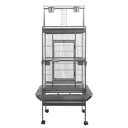 YES4PETS 174 cm Large Bird Budgie Cage Parrot Aviary With Metal Tray and Wheel Pet Care > Bird > Bird Cages & Stands YES4PETS