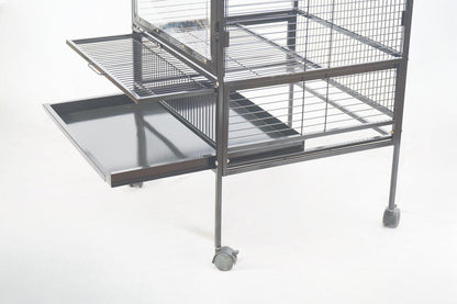 YES4PETS 174 cm Large Bird Budgie Cage Parrot Aviary With Metal Tray and Wheel Pet Care > Bird > Bird Cages & Stands YES4PETS