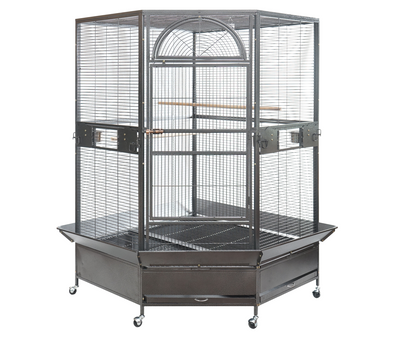 YES4PETS 185cm XXL Corner Bird Cage Pet Parrot Aviary Perch Castor Wheel Pet Care > Bird > Bird Cages & Stands YES4PETS